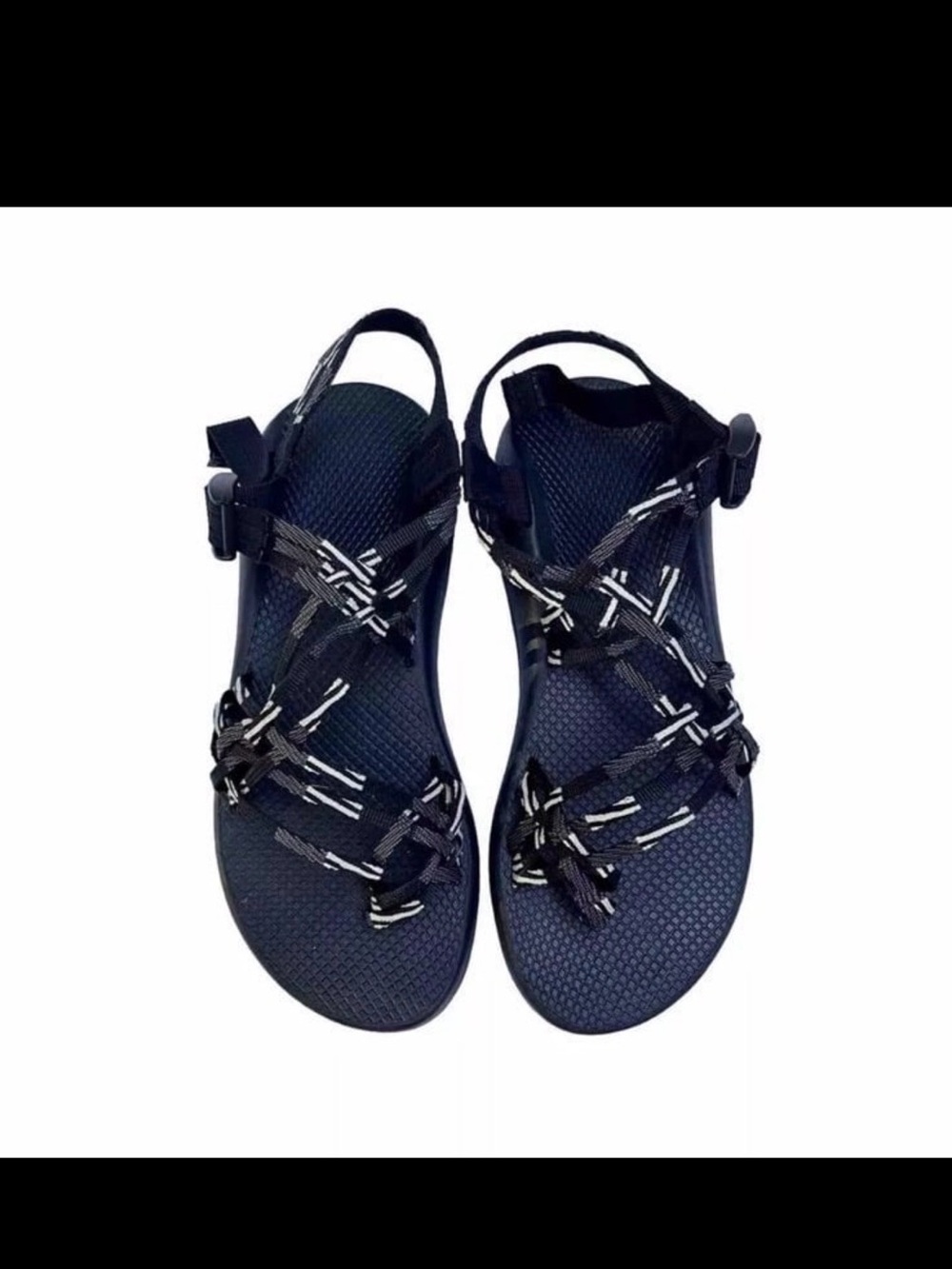 Chacos Women’s Size 11 Black And White Strappy Outdoor Hiking